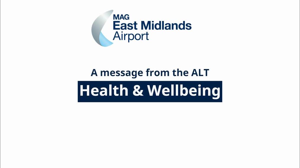 A message from the ALT - Health and Wellbeing