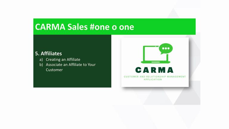 Video #5 - Creating Affiliates
