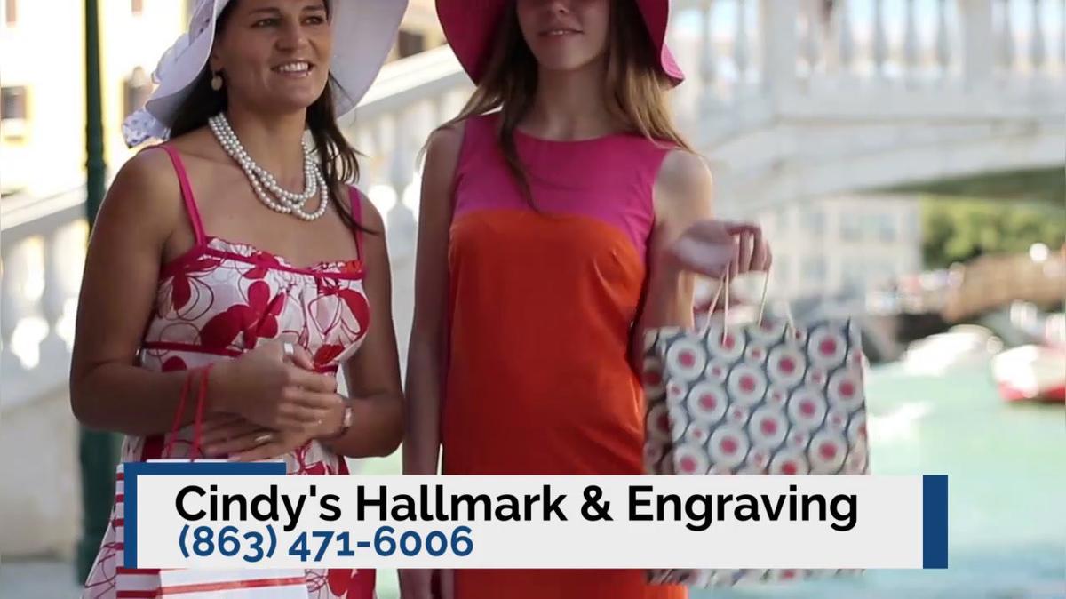 Award Engraver in Sebring FL, Cindy's Hallmark Shop