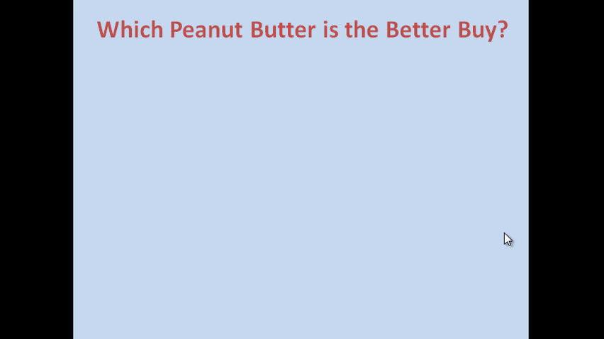 Peanut Butter Comparison.mp4