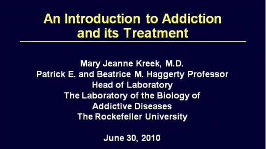 An Introduction to Addiction and its Treatment