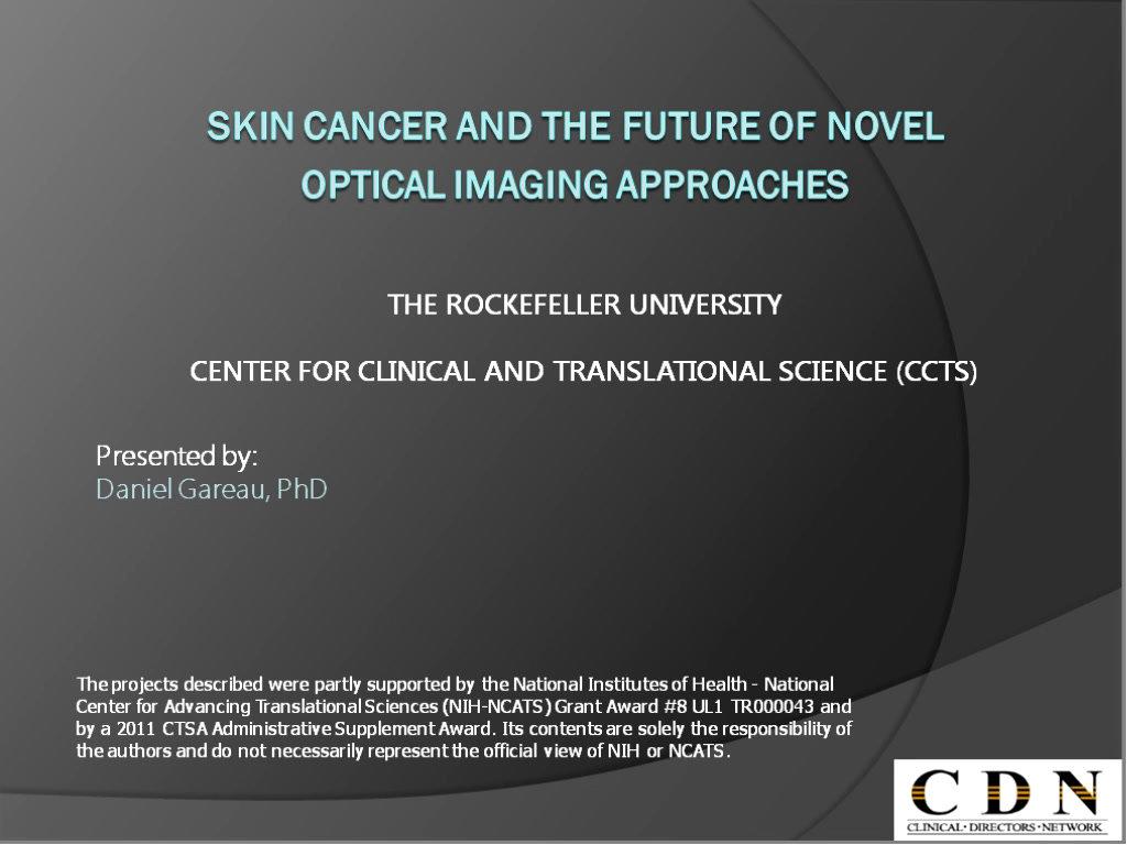 Skin Cancer and the Future of Novel Optical Imaging Devices