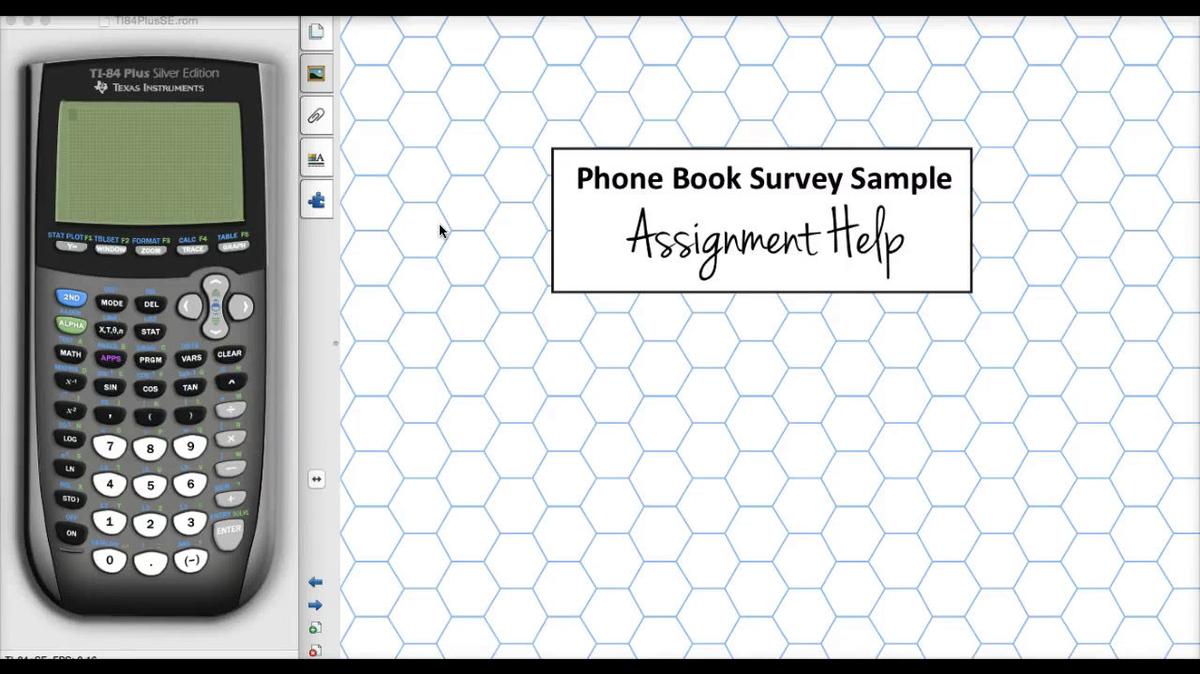 Intro Stats - Phone Book Survey Sample Assignment Help