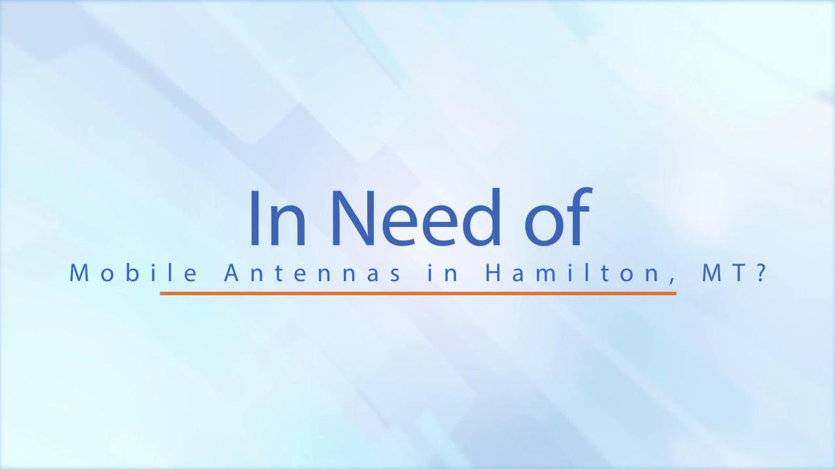 Mobile Antennas in Hamilton MT, US Communications