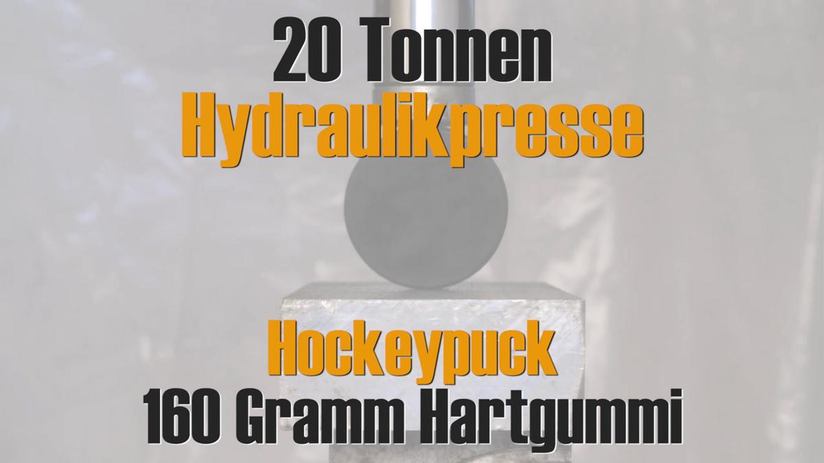 Hydraulikpresse vs. Hockeypuck