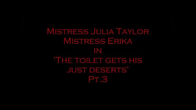 The toilet gets his just deserts. Pt 3