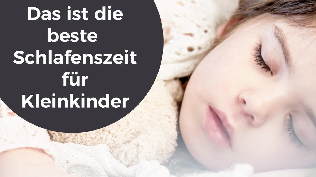 Das ist die beste Schlafenzeit für Kleinkinder