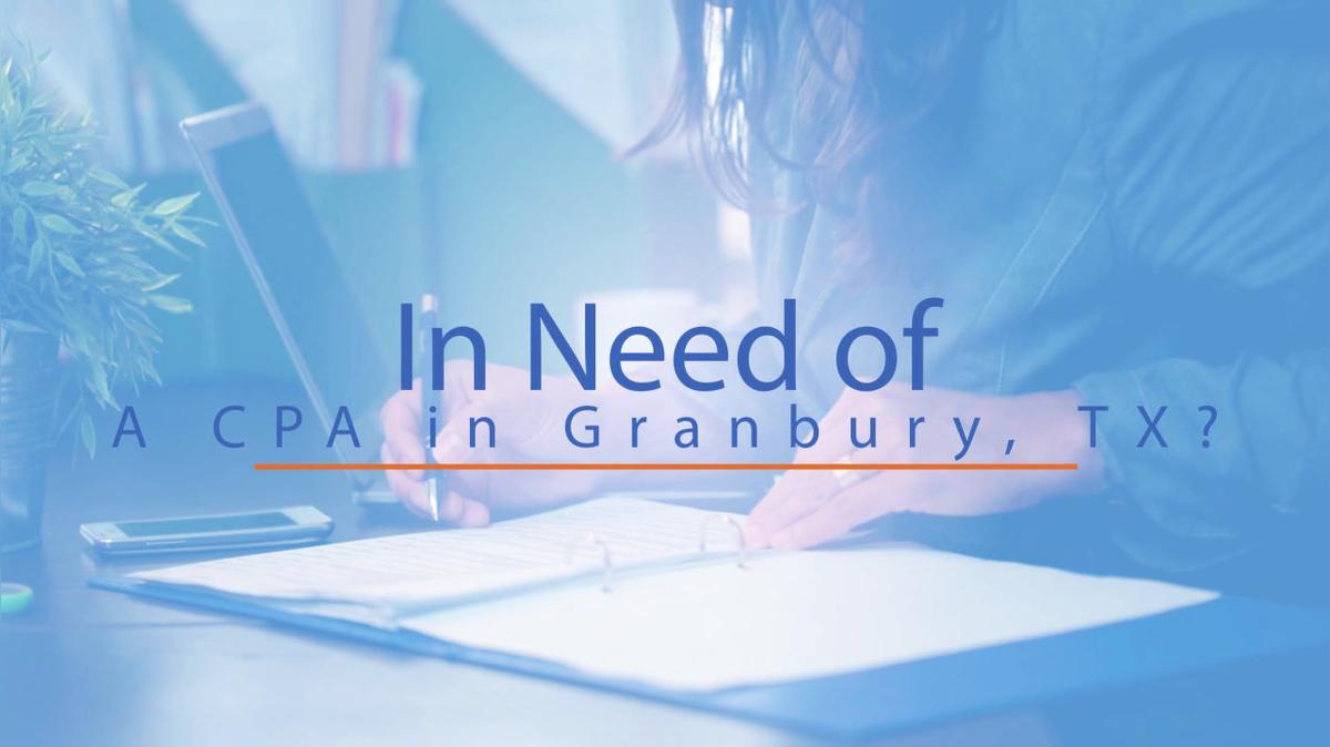CPA in Granbury TX, Justin R. Bowden, LLC