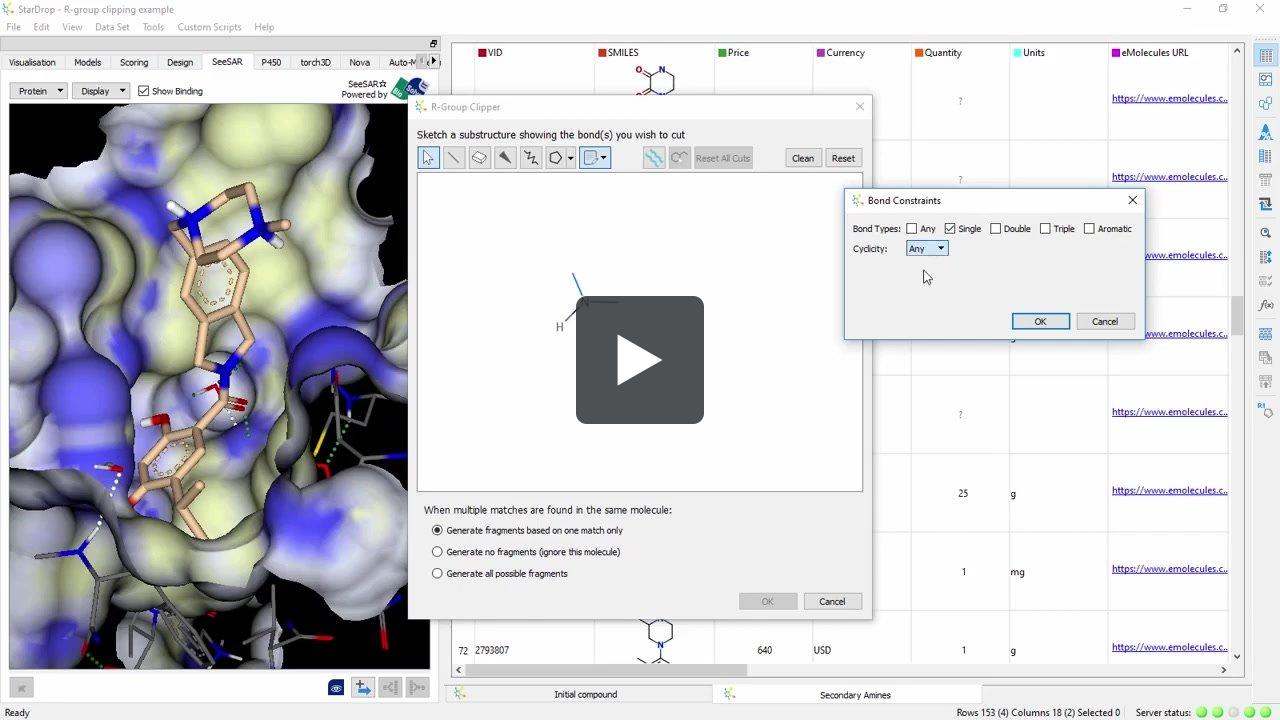 Hints and Tips: R-group Clipping | Optibrium Ltd