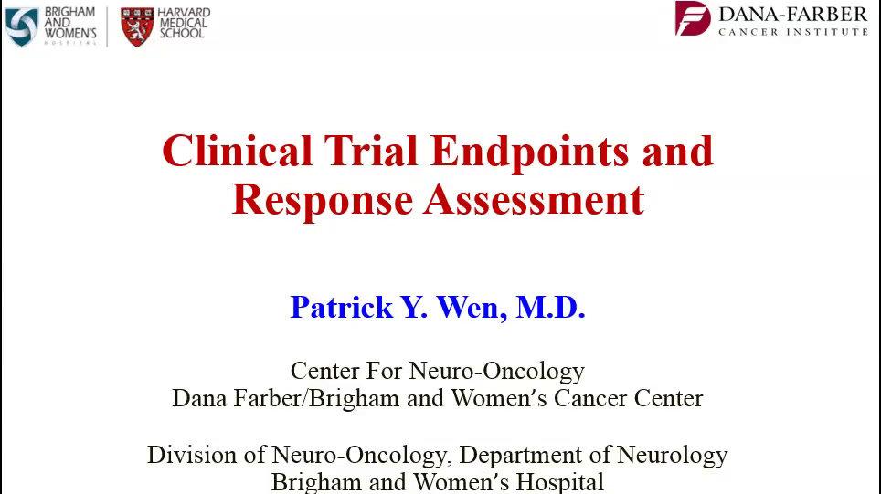 Clinical Trial Endpoints and Response Assessment