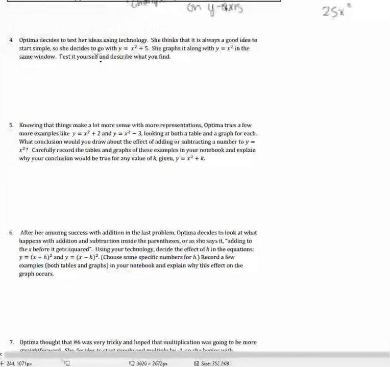 Unit 2 Lesson 1 Transforming Quadratic Equations Review.mp4