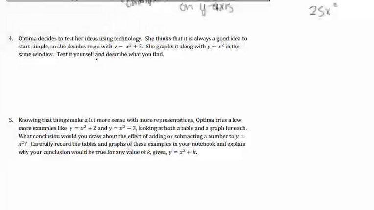 Unit 2 Lesson 1 Transforming Quadratic Equations Review.mp4