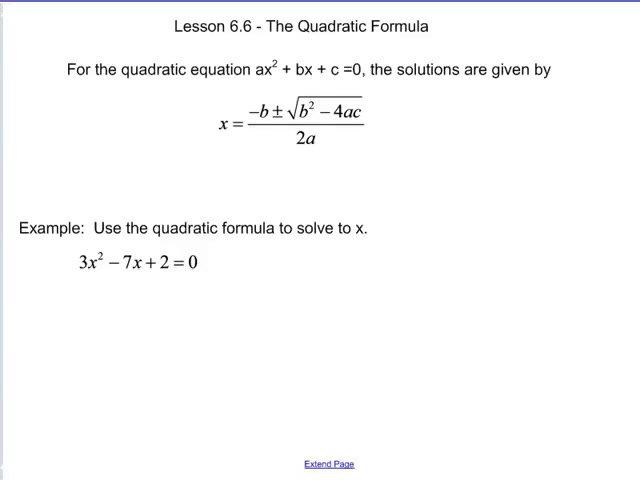 6.6 Quadratic formula (fixed).mp4