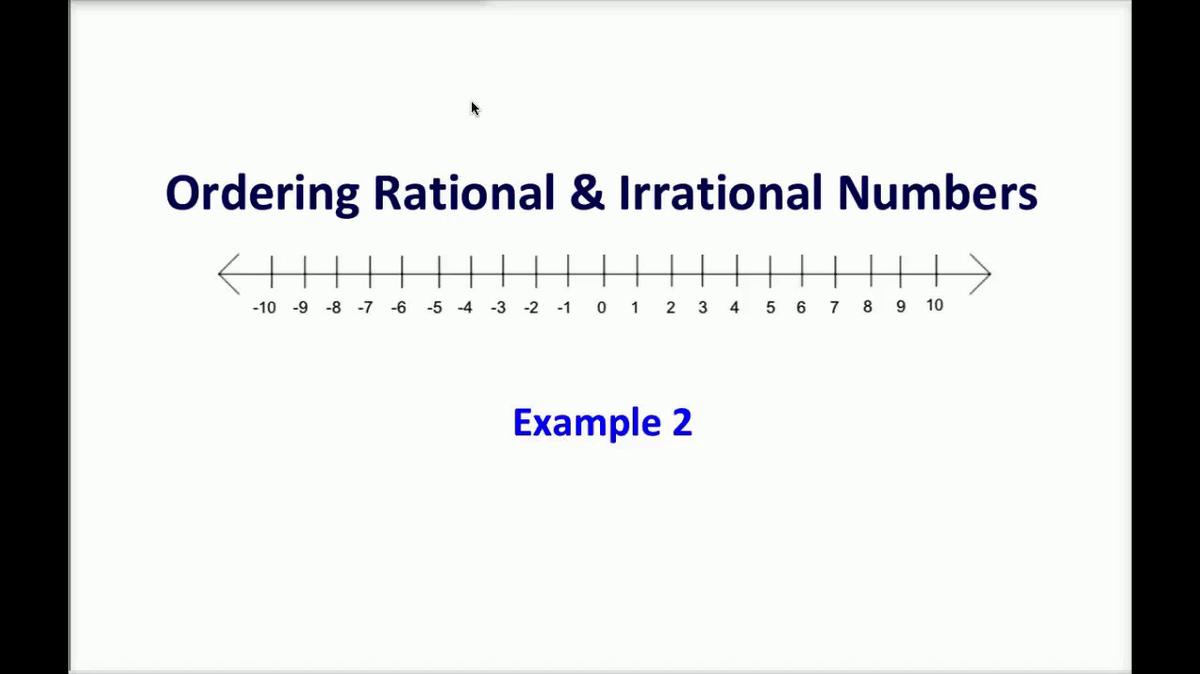 Math 8 Q3 Unit 6 Ordering Numbers Example 2.mp4