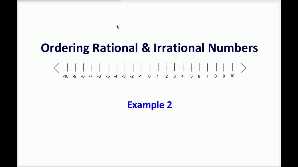 Math 8 Q3 Unit 6 Ordering Numbers Example 2.mp4