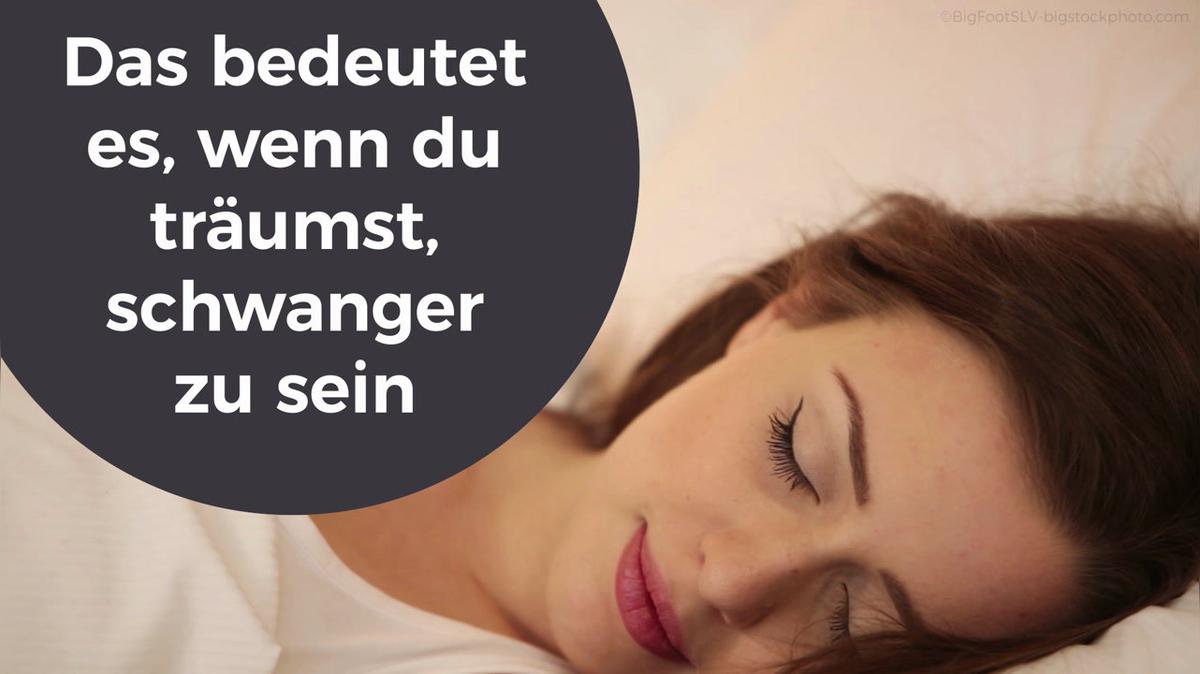 Das bedeutet es, wenn du träumst, schwanger zu sein