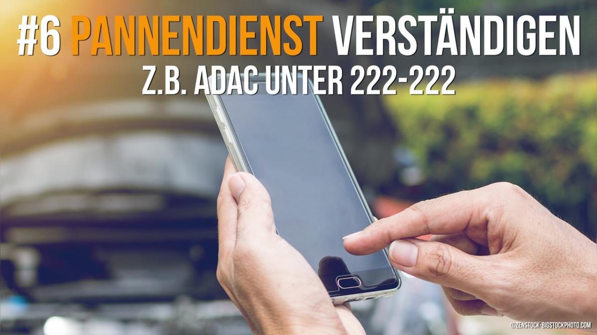 So verhält man sich bei einer Panne