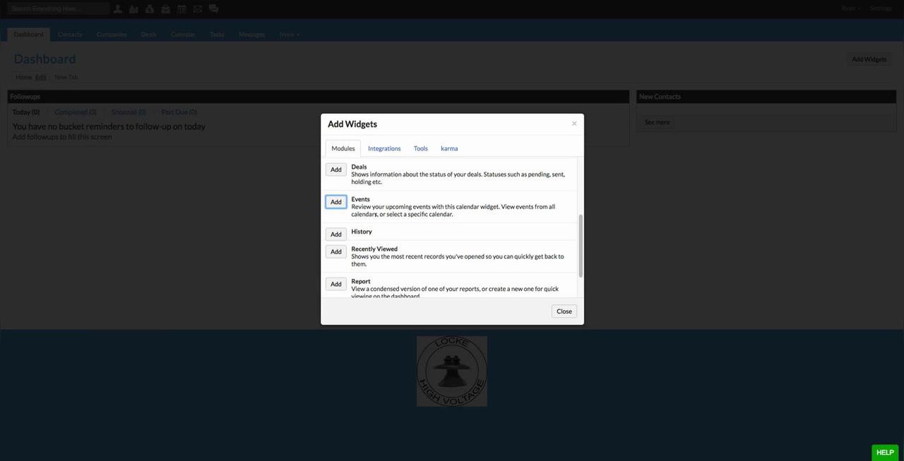 Event Widget