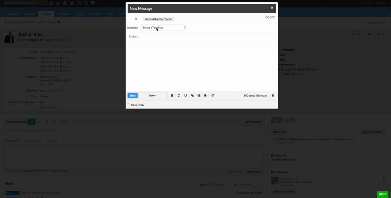 Track Reply - How to add to an email
