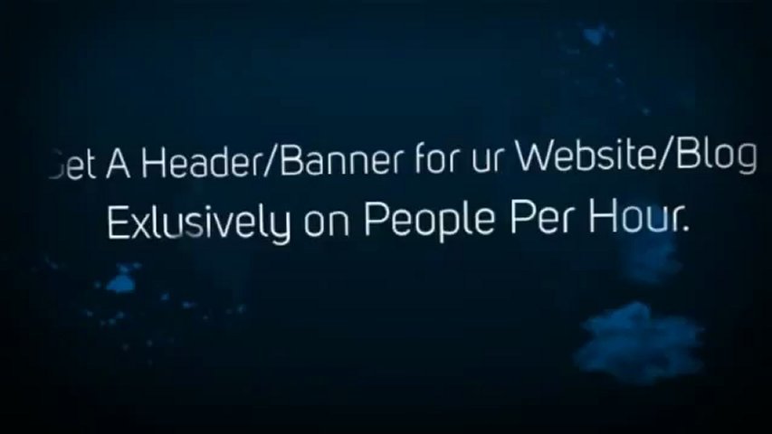 Design high quality website banners or headers for your website or blog only