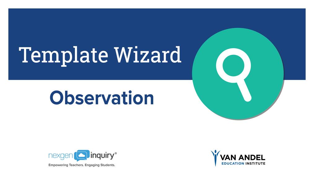 Template Wizard - Observation