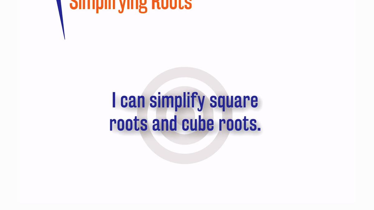 Simplifying Roots