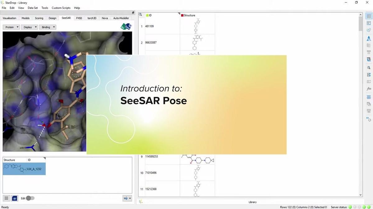 Modules and Features: SeeSAR Pose