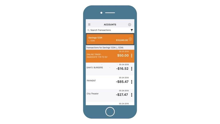 Mobile Banking Interface