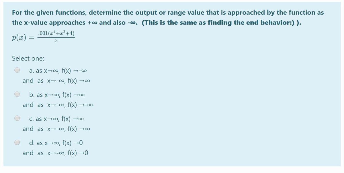 Homework Help End Behavior Question 5.mp4