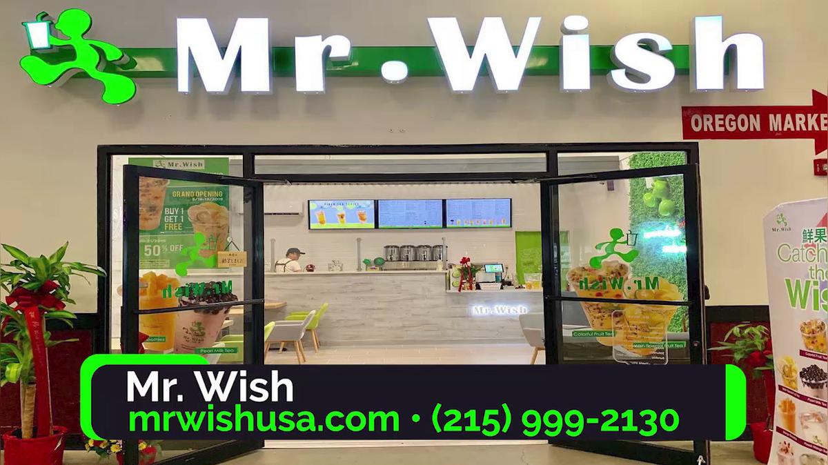 Bubble Tea in Philadelphia PA, Mr. Wish
