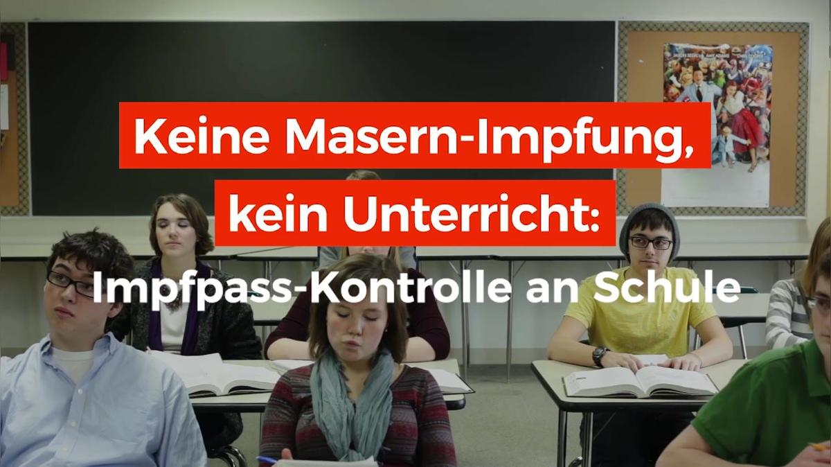 Keine Masern-Impfung, kein Unterricht: Schule kontrolliert Impfpässe ihrer Schüler