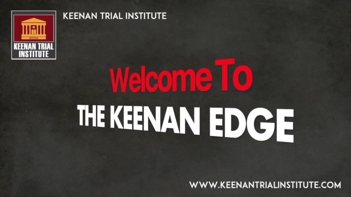 Welcome To The Keenan Edge - Full Video