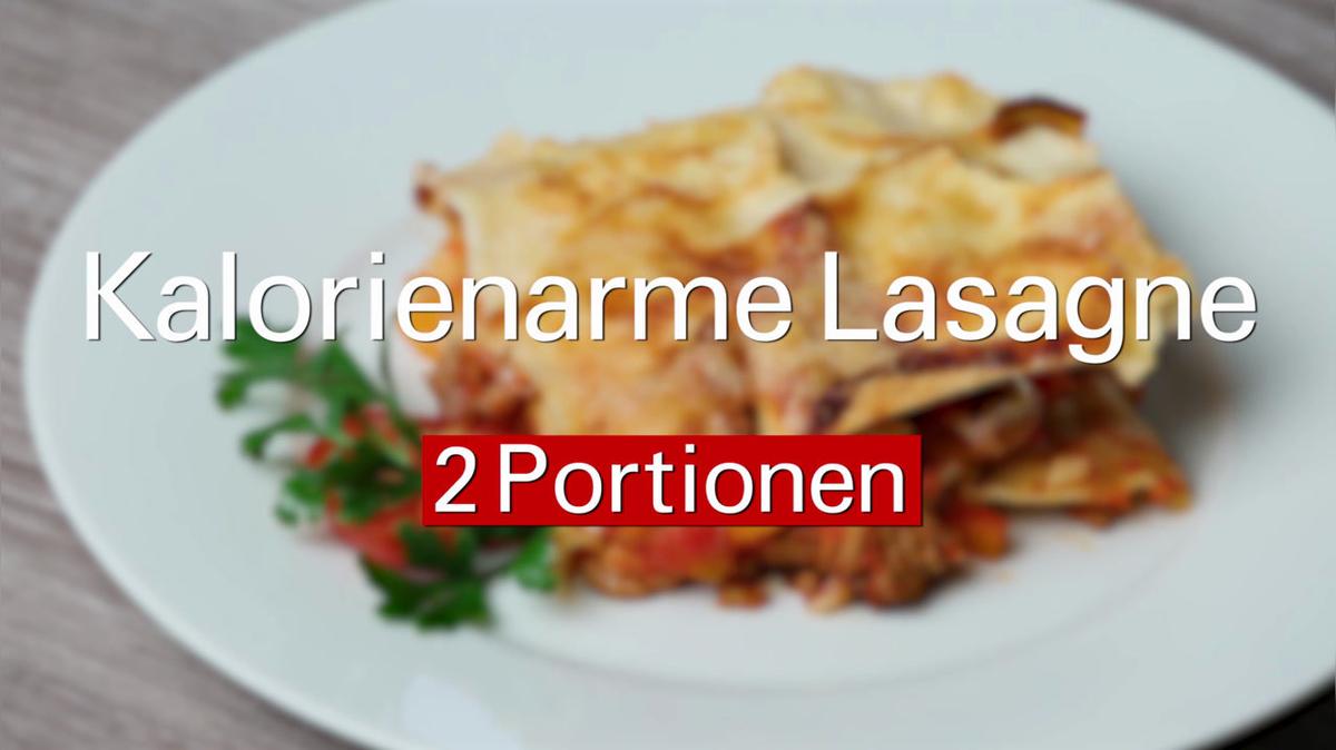Kalorienarme Lasagne