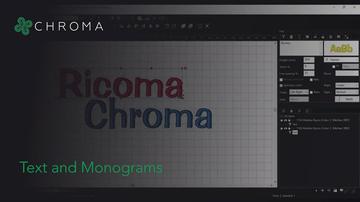 Chroma: Text and Monograms