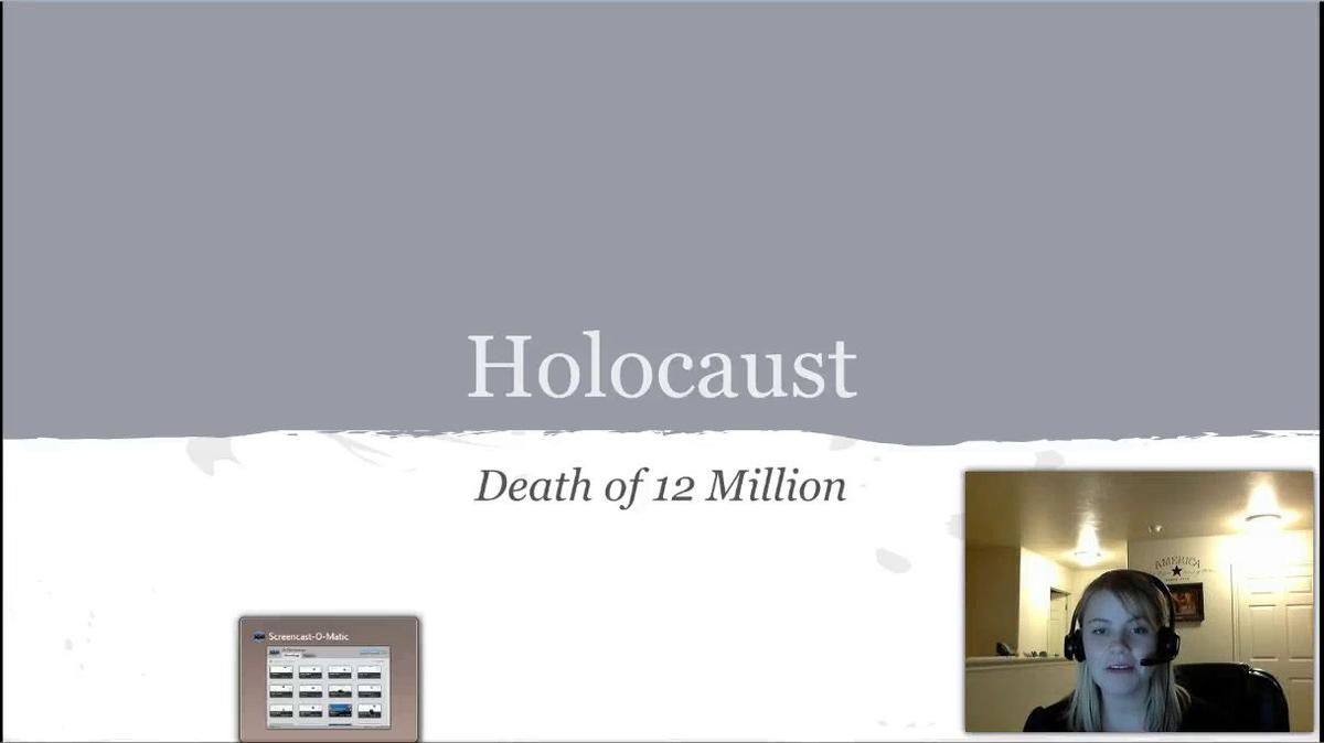 Understanding the Holocaust