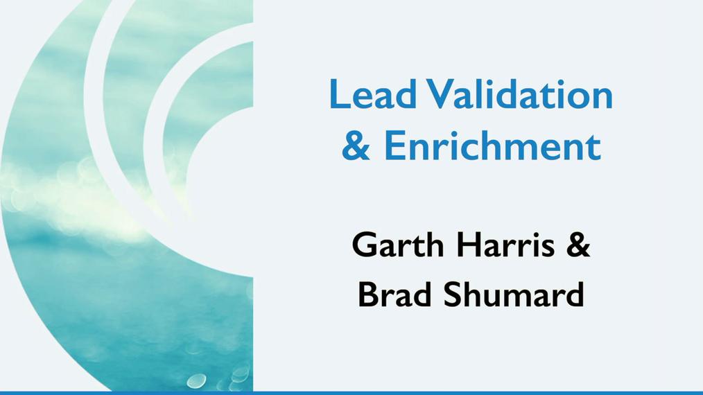Lead Validation and Enrichment