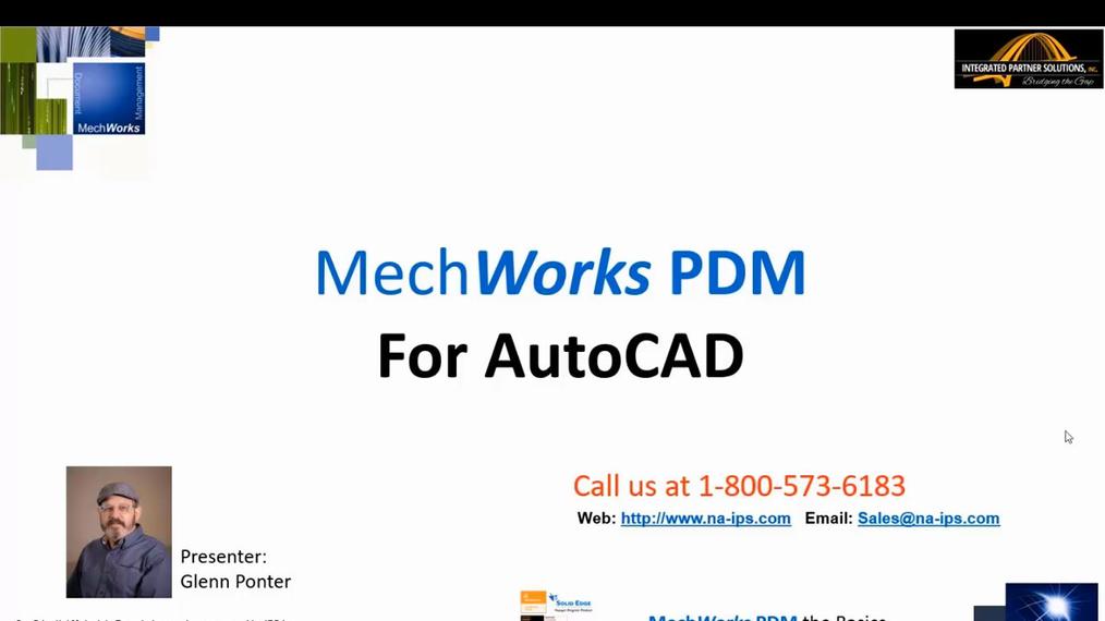 MechWorks PDM for AutoCAD Tutorial - Introduction Demo