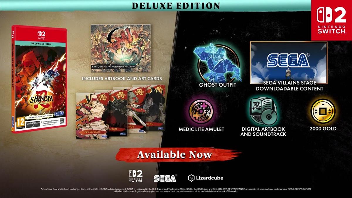 Shinobi: Art of Vengeance Deluxe Edition - PEGI 12