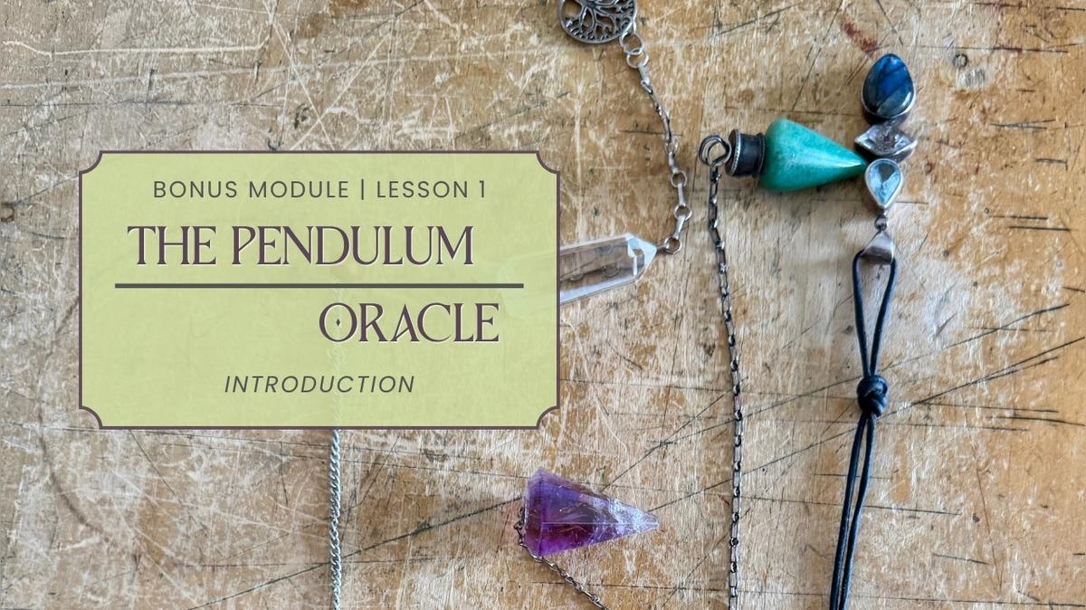 Module 6 - Intro to the Pendulum