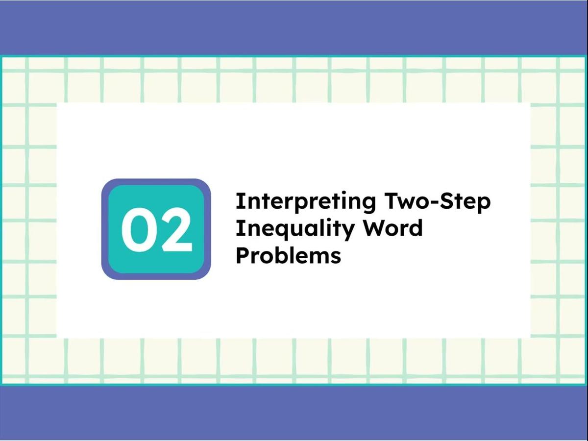 4.14 Solving and Graphing Two-Step Inequalities - SMR-2