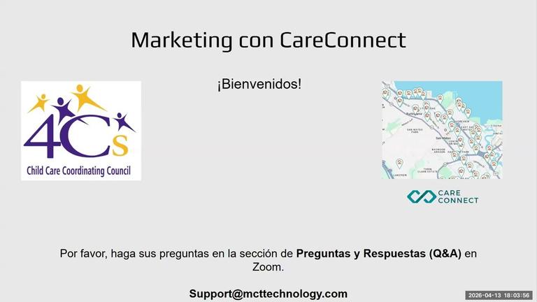 4Cs San Mateo Providers Webinar (Spanish)