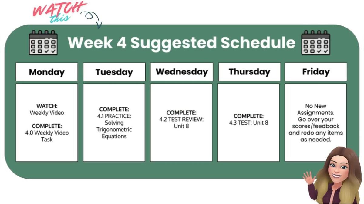 Honors SM3 Q4 Week 4 West