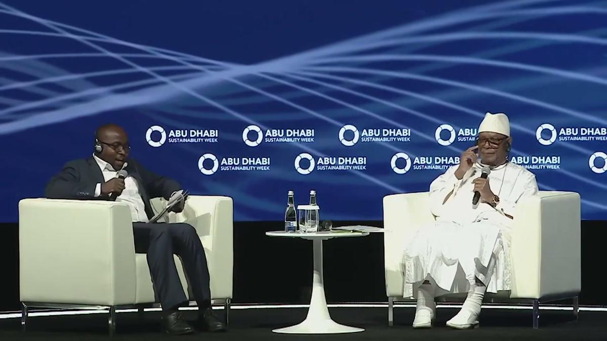 2020 - ADSW - Future Sustainability Summit - 32 - Evans Wandongo &amp; HE Ibrahim Boubacar Keïta