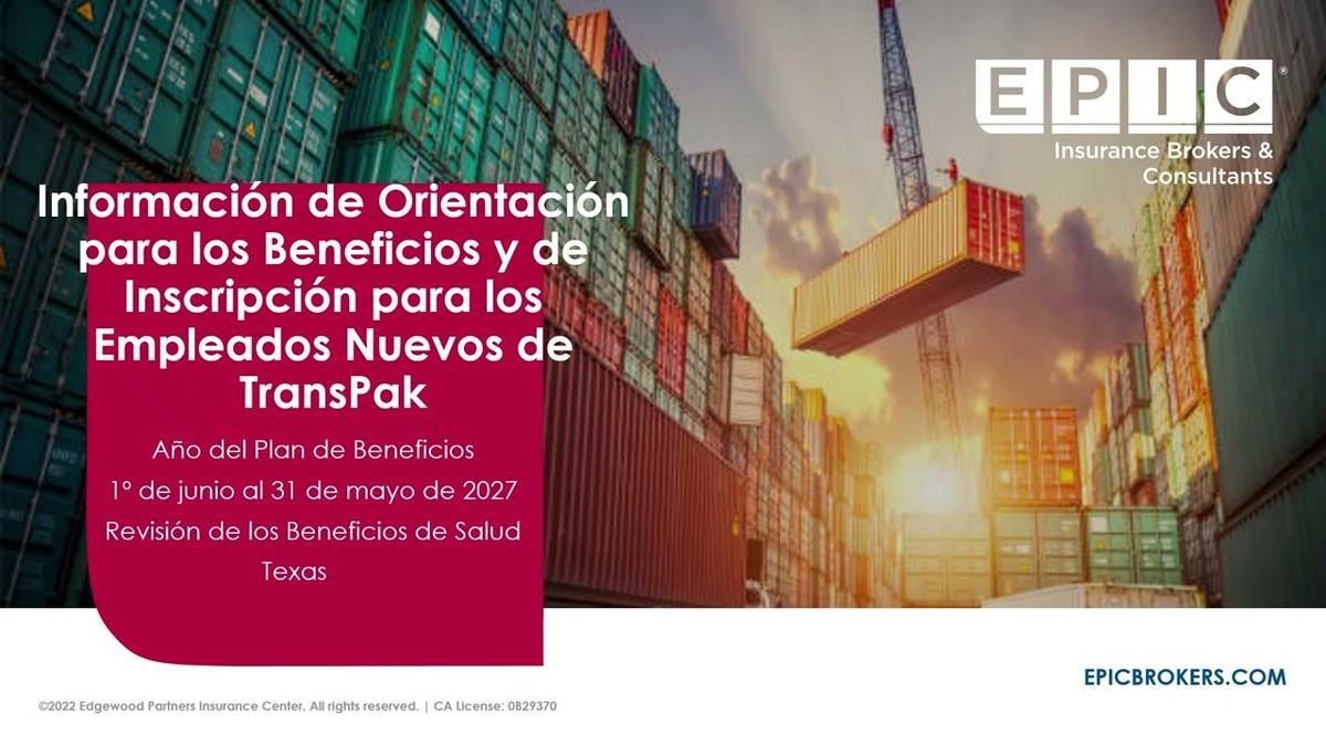 TransPak 2026-2027 New Hire PPT -  TX Spanish