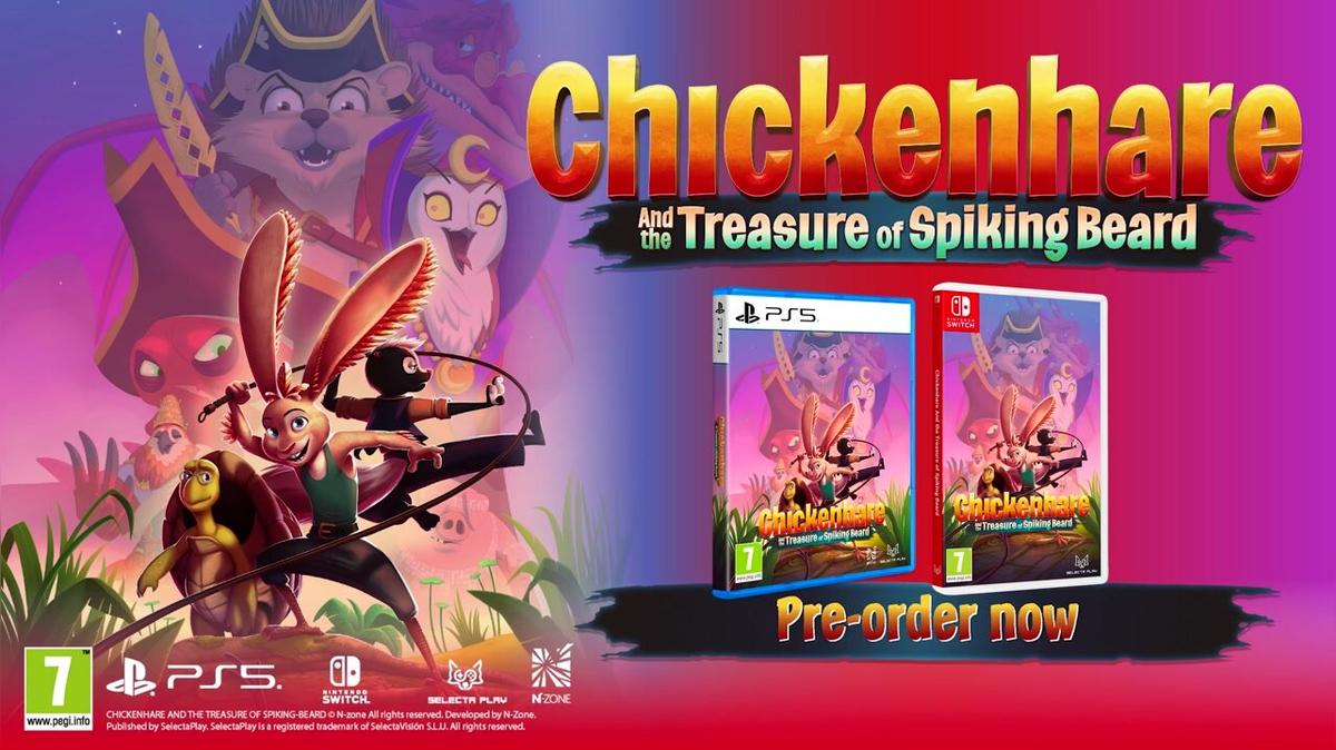 Chickenhare and The Treasure of Spiking Beard