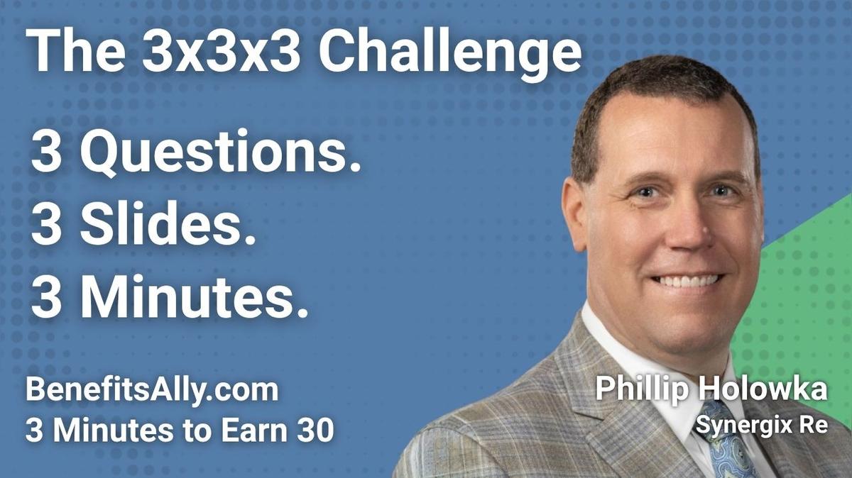 Synergix Re - 3x3x3 Challenge with Phil Holowka