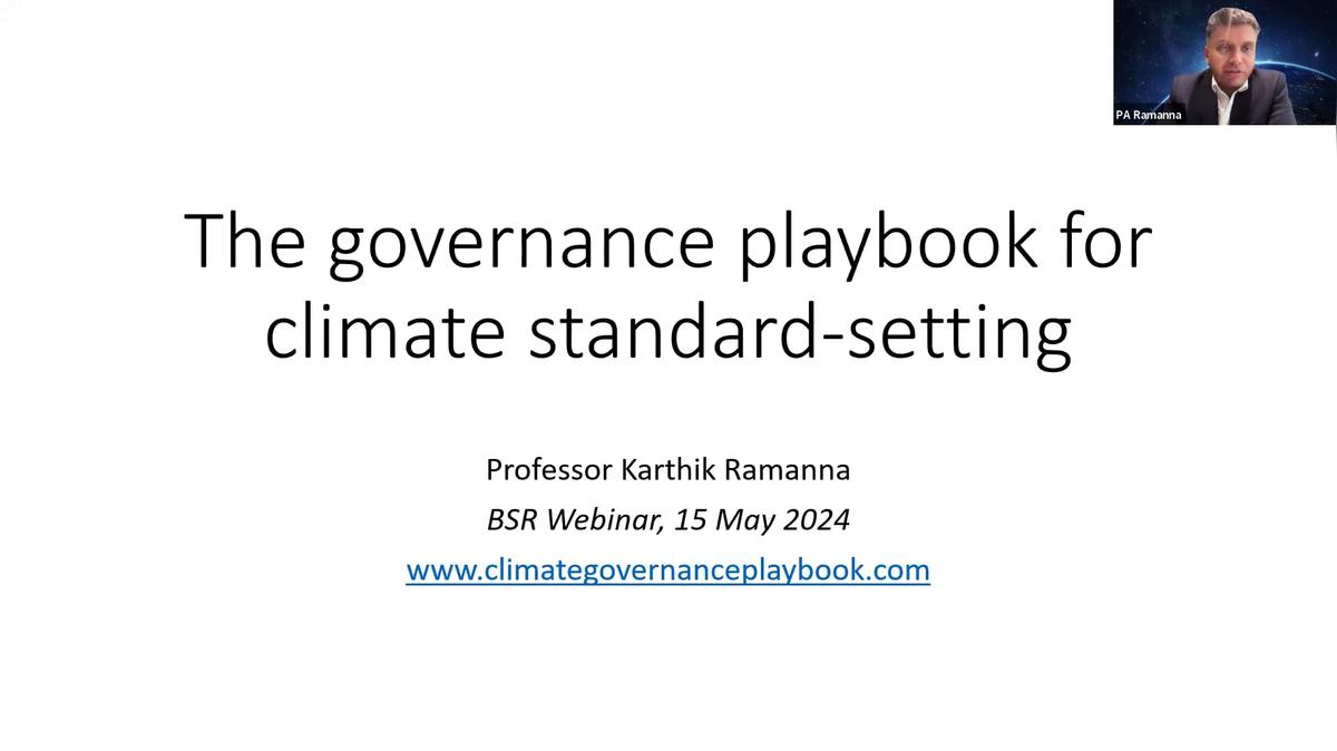 Climate Governance 2.0