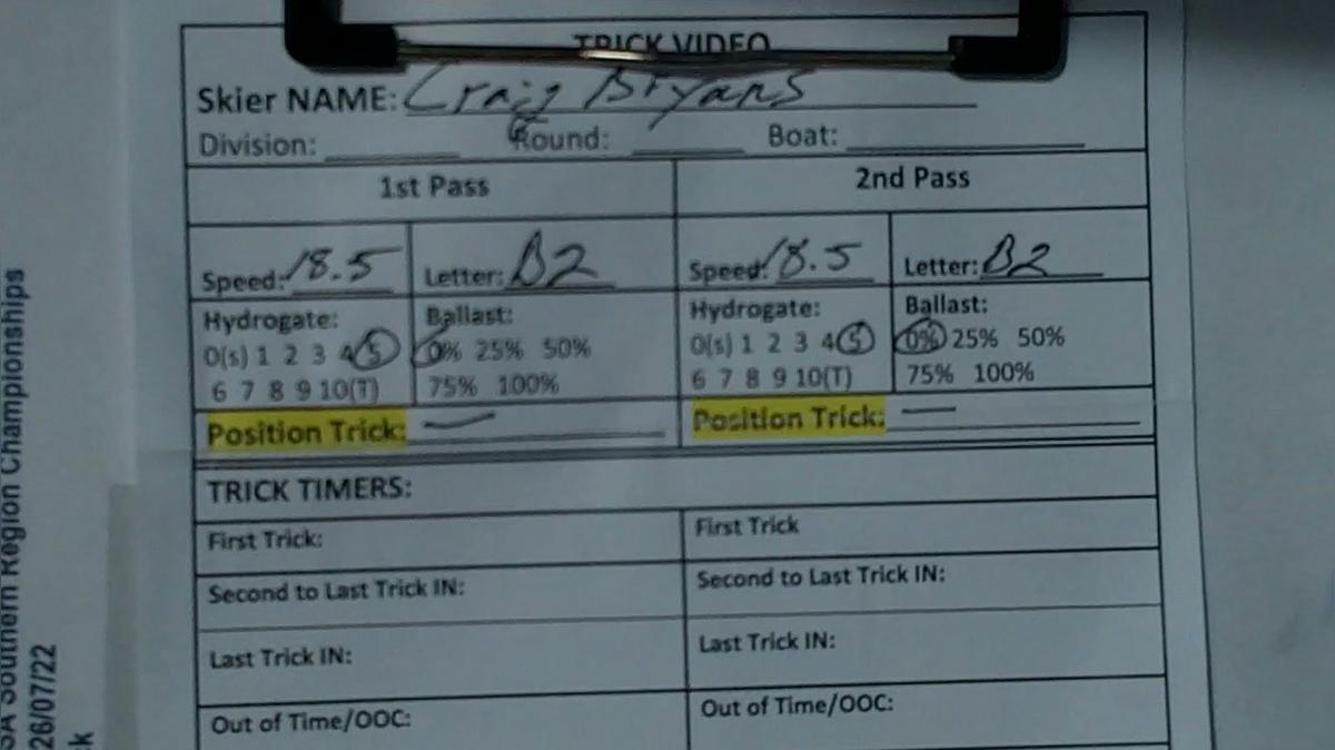 Craig Bryans M6 Round 1 Pass 2