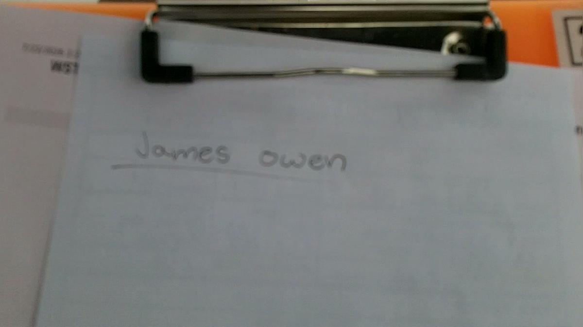 Owen James B1 Round 1 Pass 2