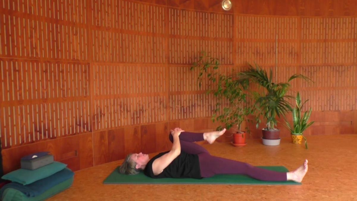 Relaxing hip and breath opening